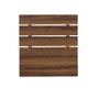 Hanah Home Fuga 90 Cabecero de dormitorio 90 cm de ancho x 100 cm de alto, Nogal, Tablero de partículas recubierto de melamina de 18 mm